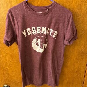 Lucky Brand Burgundy Yosemite Tee